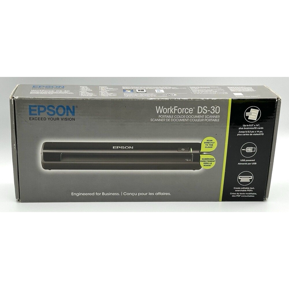 Epson DS-30 WorkForce USB Portable Color Document Scanner